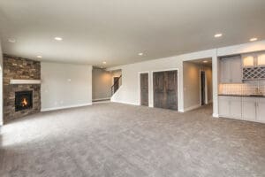 Painted basement
